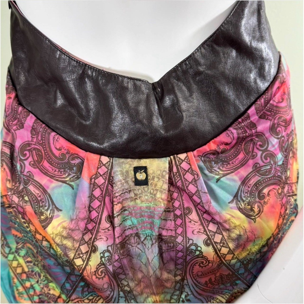 Vintage Apple Bottoms Cut-Out Mini Dress – Multicolor Paisley Bubble Hem Size M‎ - Picture 6 of 6